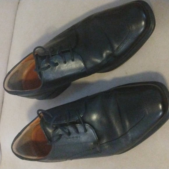 ECCO Men’s Black Dress Oxford Shoes EU 45 US 11.5 - Picture 2 of 8